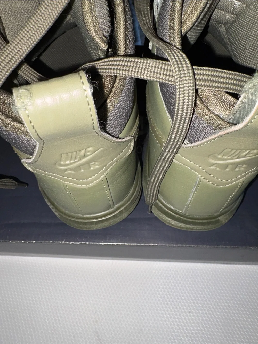 Nike Air Force 1 Olive Green Men’s duck boot Tactical Lace-Up Boots